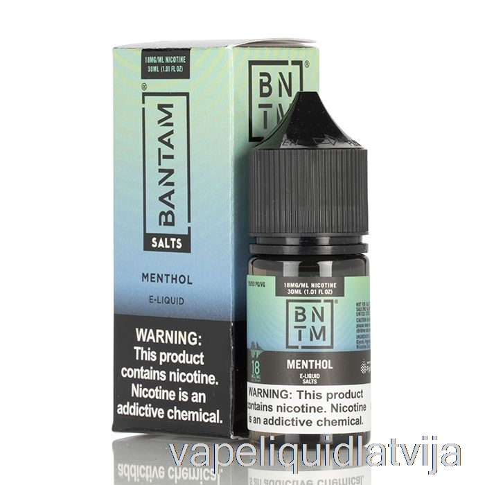 Mentola Sāļi - Bantam Vape - 30ml 18mg Vape šķidrums